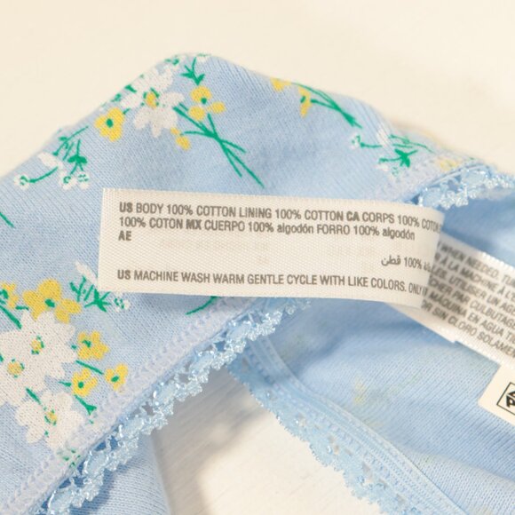 NWT Charter Club Panties Size XXL in Blue Floral - Picture 6 of 14